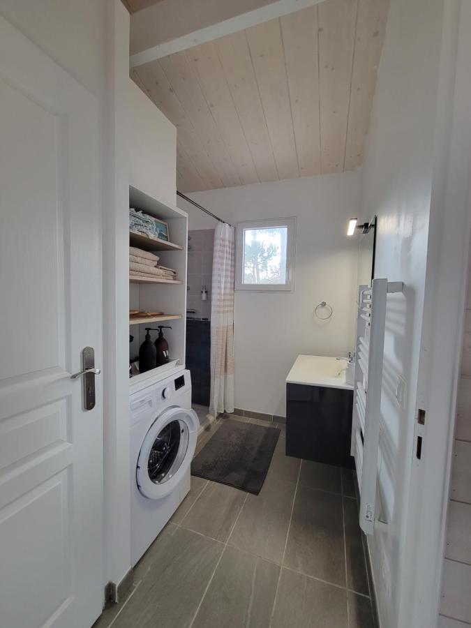 La Cabane De L'Estran Au Bord De Mer Lanton Esterno foto